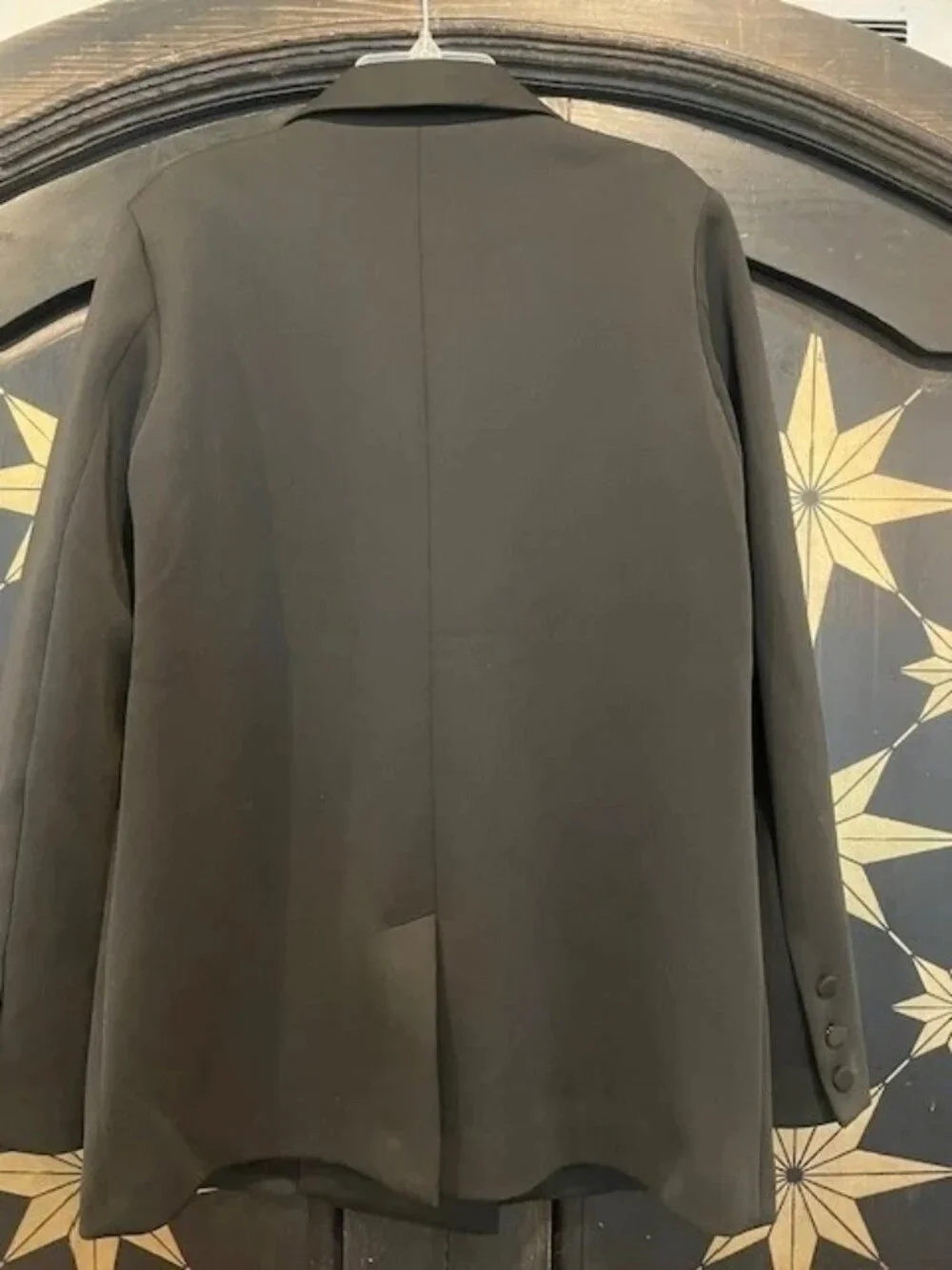 Good American Double Breasted Blazer Black 4XL GJK0062